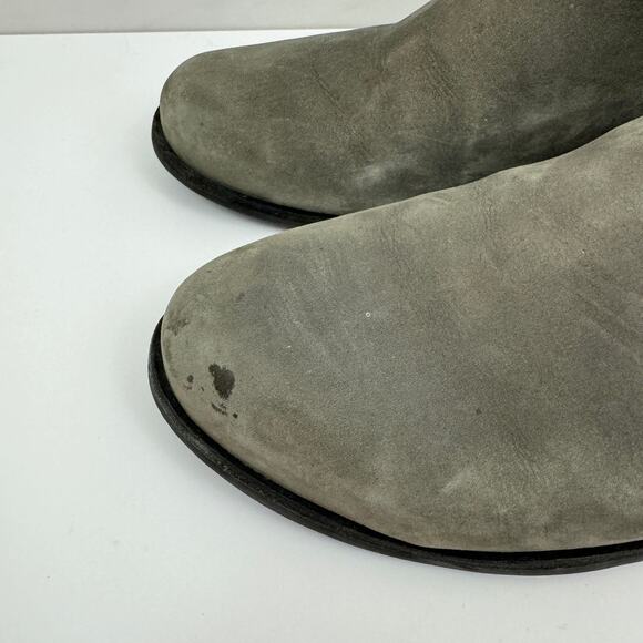 UGG Women Bellamy Ankle Boots Size 9.5 Style 1016940 Leather Sheepskin Gray - Picture 11 of 11